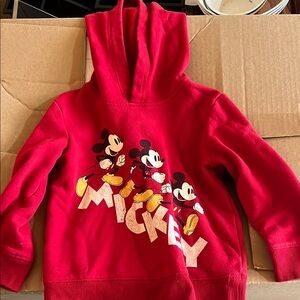 Disney Mickey Mouse Red Kids Hoodie